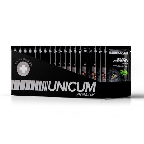 Шампунь-кондиціонер для кішок Unicum UN-057 з олією чайного дерева по 15 мл, 1 штука