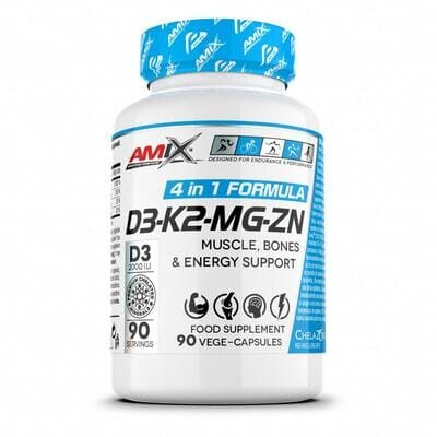 Вітамінно-мінеральний комплекс Amix Nutrition Performance D3-K2-MG-ZN, 90 капсул