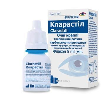 Кларастіл краплі оч. по 5 мл у флак.