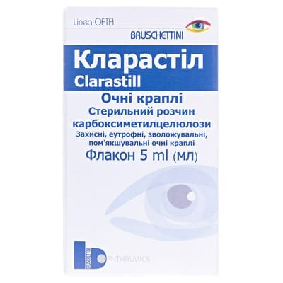 Кларастіл краплі оч. по 5 мл у флак.