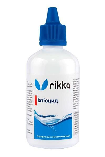 Іхтіоцид Rikka для знезараження акваріумної води, 100 мл
