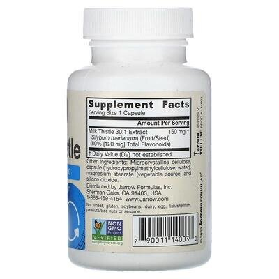 Розторопша Jarrow Formulas Milk Thistle 150 мг, 100 вегетаріанських капсул