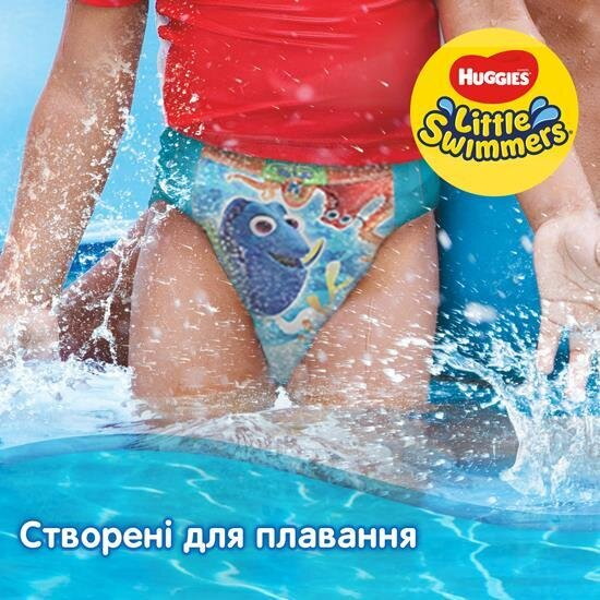 Підгузки-трусики Huggies Little Swimmers розмір 3-4, 7-15 кг, для плавання, 12 шт
