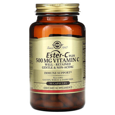 Вітамін С Solgar Ester-C Plus 500 мг with Citrus Bioflavonoids капсули №90