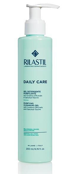 Гель для обличчя Rilastil Daily Care Очищаючий для жирної, комбінованої та схильної до акне шкіри, 200 мл