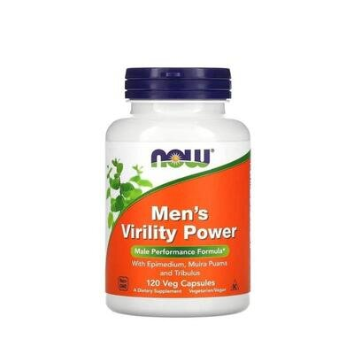 Формула чоловічої продуктивності NOW Men's Virility Power вег. капсули №120