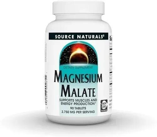 Магній малат Source Naturals Magnesium Malate, 90 таблеток