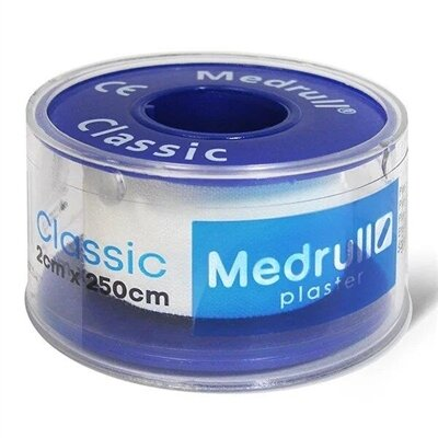 Пластир медичний Medrull Classic на тканинній основі, котушка, 2 см х 250 см