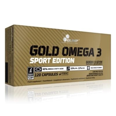 Жирні кислоти Olimp Gold Omega 3 Sport Edition, 120 капсул