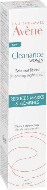 Крем для обличчя Avene Cleanance Women нічний розгладжуючий, 30 мл
