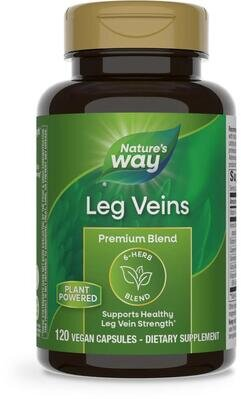 Підтримка при варикозі ніг Nature's Way Leg Veins, 120 веганських капсул