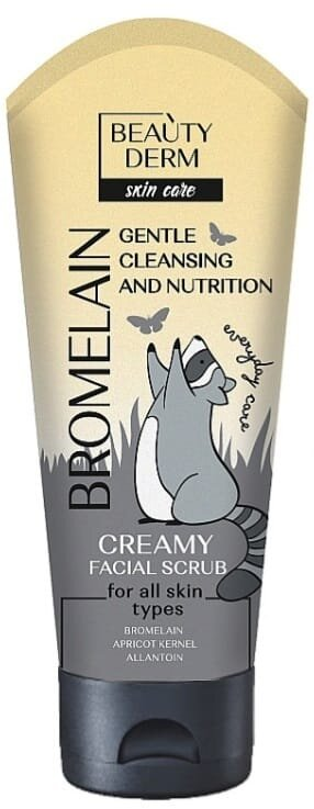 Скраб для обличчя Beauty Derm з абрикосовою кісточкою, 75 мл