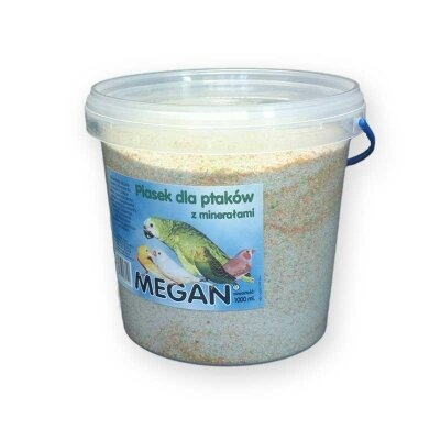 Пісок Megan для птахів з мінералами 1 л/1500 г відро