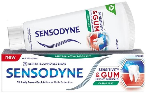 Зубна паста Sensodyne Чутливість зубів і Захист ясен, 75 мл