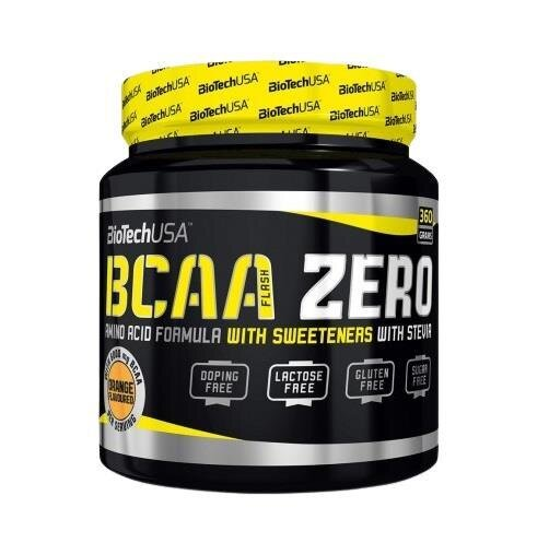 Амінокислоти Biotech BCAA Zero orange, 360 г