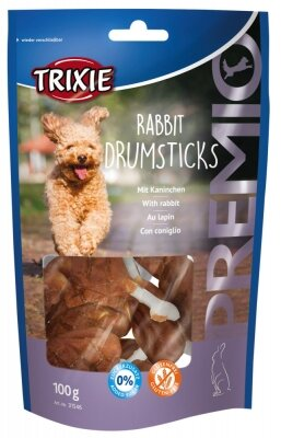 Ласощі для собак Trixie 31546 Premio Rabbit Drumsticks, 100 г 8 шт