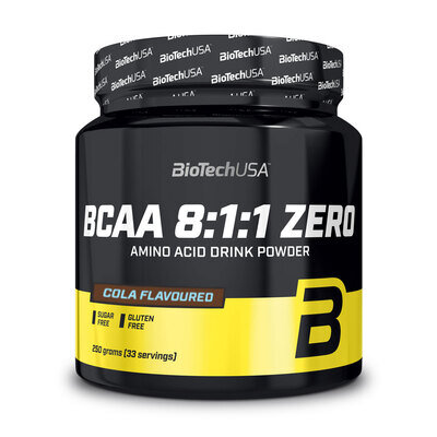 Амінокислоти Biotech BCAA 8:1:1 ZERO cola, 250 г