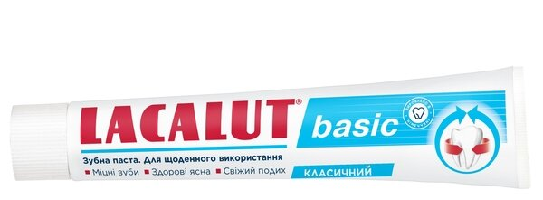 Зубна паста Lacalut Basic, 75 мл