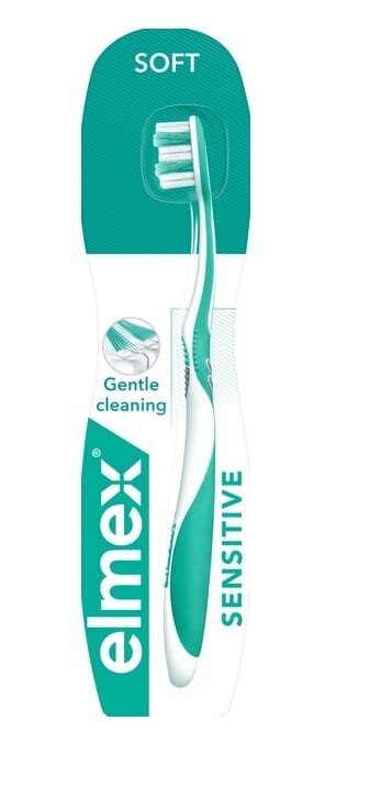 Зубна щітка Elmex Sensitive для чутливих зубів, м'яка