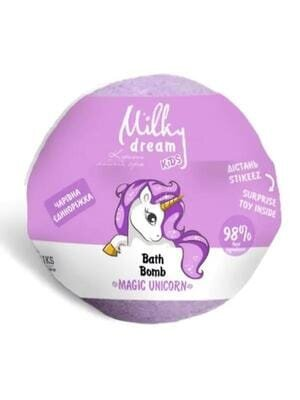 Бомба для ванн Milky Dream kids Чарівна єдиноріжка, 100 г