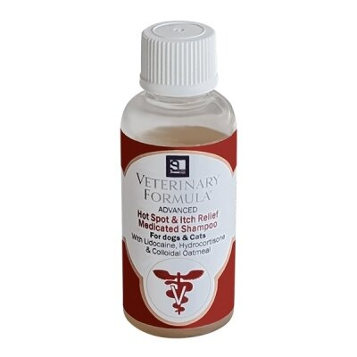 Шампунь для собак та котів Veterinary Formula Advanced Hot Spot & Itch Relief антиалергенний, 45 мл