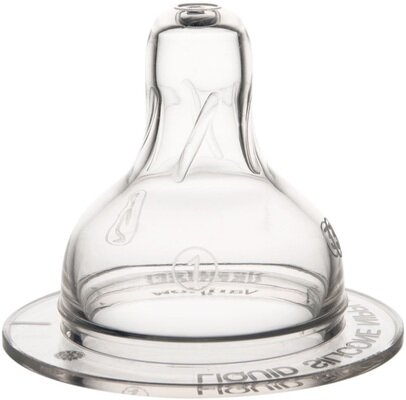 Соска силіконова Canpol Babies EasyStart 21/734 3-позиційна для пляшечок з широким отвором, від 3 місяців, 2 шт