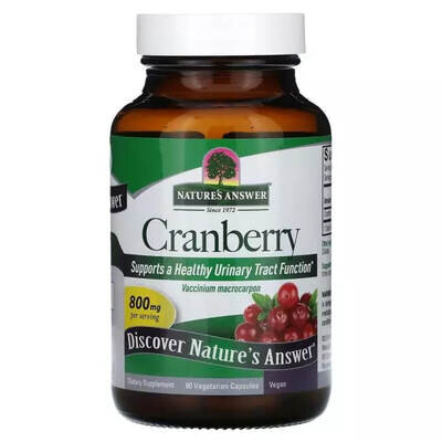 Журавлина Nature's Answer Cranberry 800 мг, 90 вегетаріанських капсул
