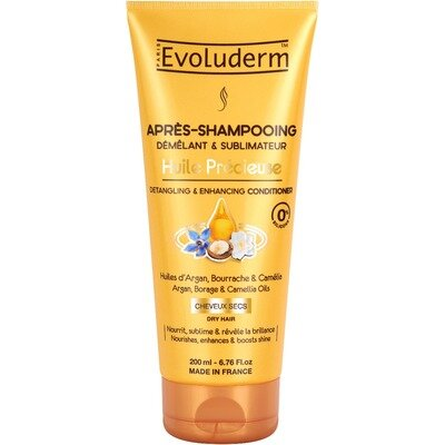 Кондиціонер Evoluderm для сухого волосся зміцнюючий з цілющими оліями, 200 мл