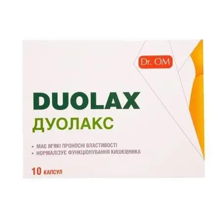 Дуолакс Dr.OM Duolax капсули №10