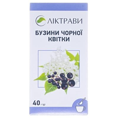 Бузини чорної квітки по 40 г у пач. з внут. пак.