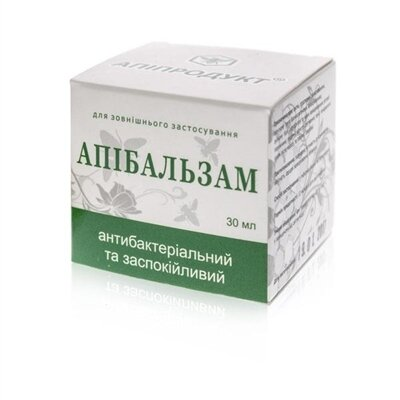 Апіпродукт Апібальзам антибактеріальний і заспокійливий, 30 мл