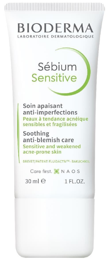 Крем для обличчя Bioderma Sebium Sensitive для схильної до акне шкіри, 30 мл