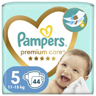 Підгузки дитячі Pampers Premium Care розмір 5, 11-16 кг, 44 шт