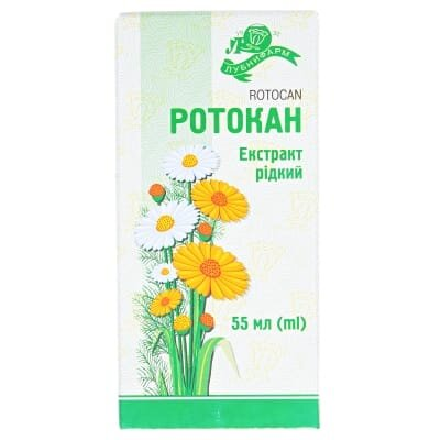 Ротокан екстракт рід. по 55 мл у флак.