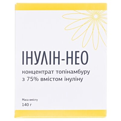 Інулін-НЕО порошок д/перор. заст. зі смак. апельс. по 140 г у бан.