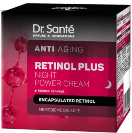 Крем для обличчя Dr.Sante Retinol Plus нічний посиленої дії, 50 мл