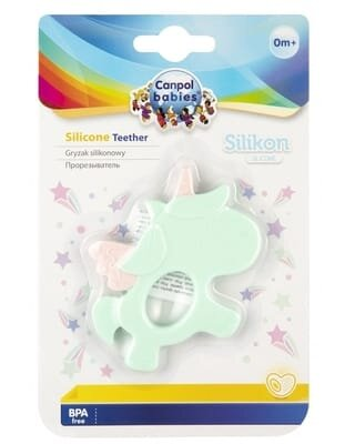 Іграшка-прорізувач для дітей Canpol babies 51/007 Єдиноріг силіконовий