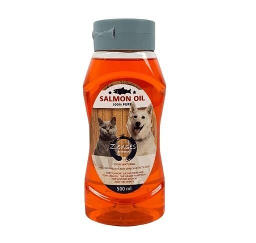 Олія лосося Nerus Zenses Salmon Oil для котів і собак , 500 мл