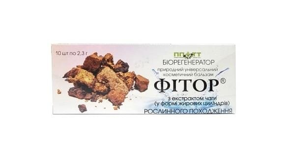 Фітор бальзам косметичний з екстрактом чаги по 2,3 г №10
