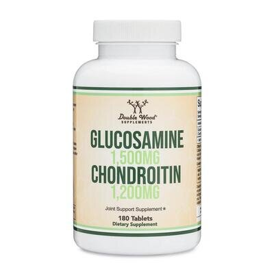 Глюкозамін та Хондроїтин Double Wood Glucosamine Chondroitin 1500 мг та 1200 мг, 180 таблеток