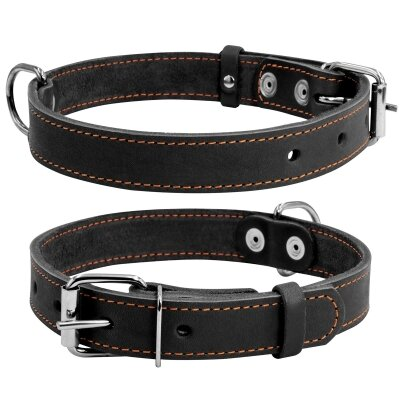 Нашийник Collar 02736 одинарний, ширина 35 мм, довжина 47-62 см, коричневий