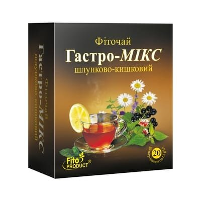 Фіточай Фітопродукт №12 Гастро-мікс по 1.5 г №20 у філ.-пак