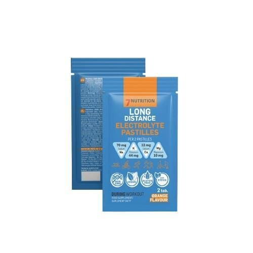 Електроліти 7Nutrition Long Distance Electrolyte Pastilles апельсин, 1 пробник (2 пастилки)