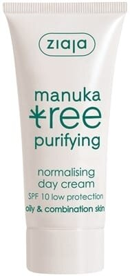 Крем для обличчя Ziaja Листя мануки SPF10 денний, 50 мл