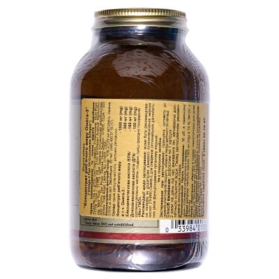 Омега-3 Концентрат риб'ячого жиру Solgar Omega-3 Fish Oil Concentrate м'які капсули №120