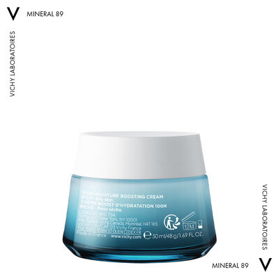 Крем для обличчя Vichy Mineral 89 зволоження 100 годин насичений для сухої та дуже сухої шкіри, 50 мл