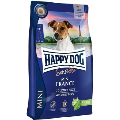 Корм сухий Happy Dog Sensible Mini France для собак дрібних порід беззерновий з качкою, 800 г