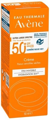 Крем сонцезахисний Avene SPF50+ для сухої чутливої шкіри, 50 мл