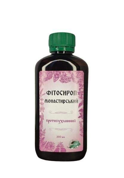 Сироп Монастирський протипухлинний на основі фітору, 200 мл