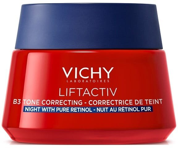 Крем для обличчя Vichy LiftActiv нічний антивіковий з ретинолом для корекції пігментних плям, 50 мл